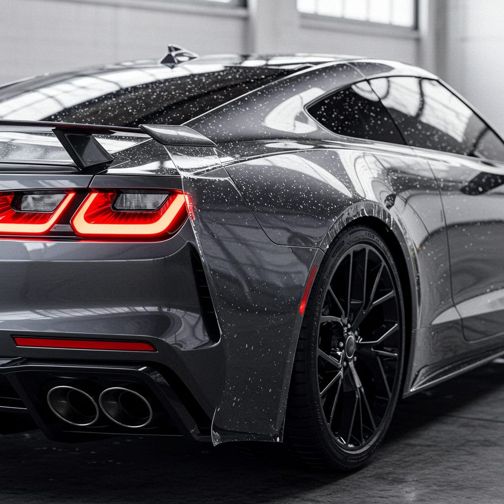 антигравийная пленка на капоте автомобиля