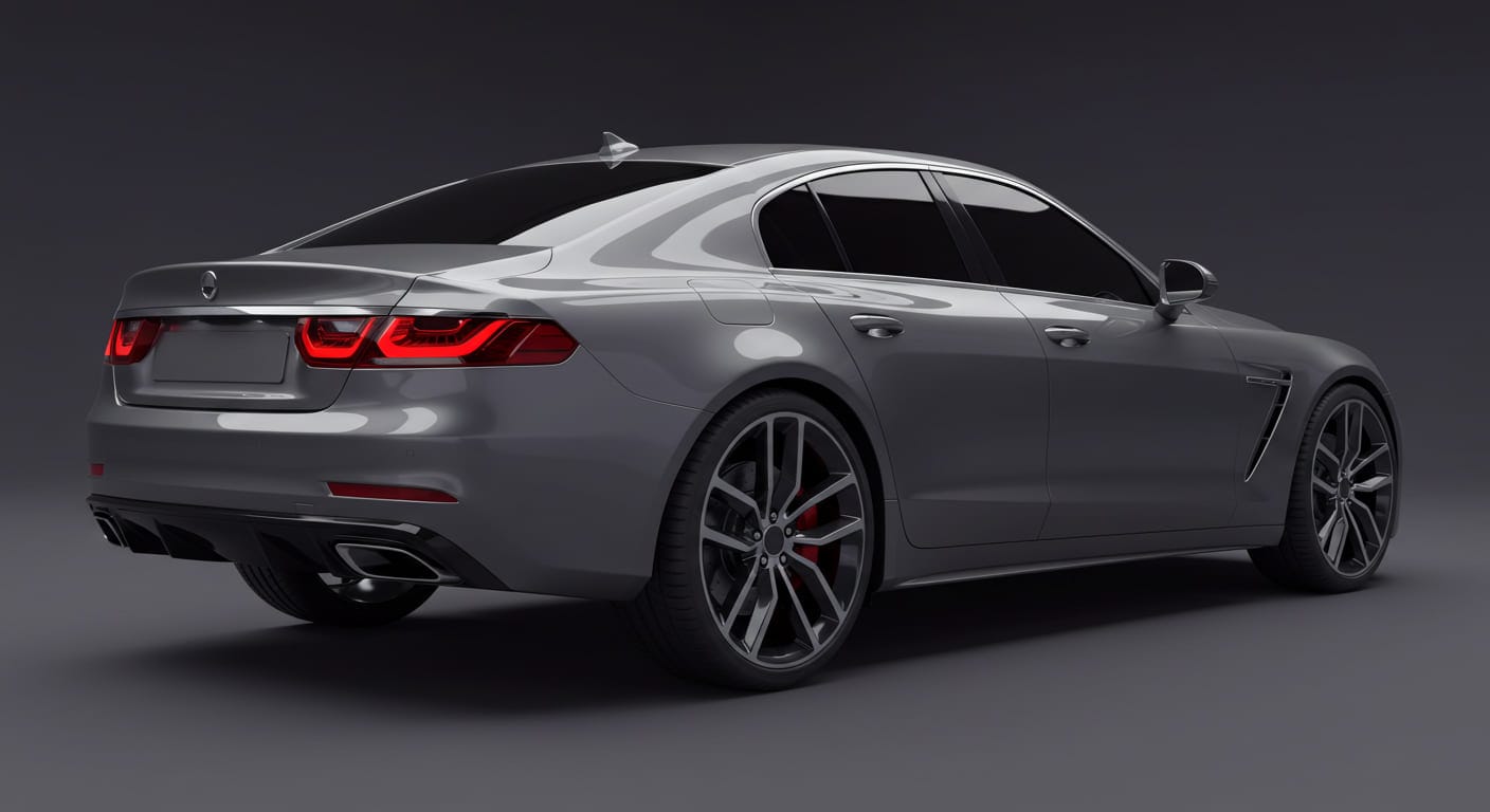 блестящий кузов после профессиональной полировки