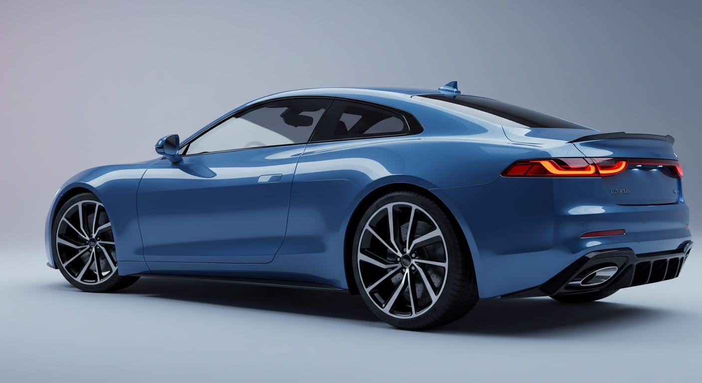 автомобиль после полировки – глянцевый блеск