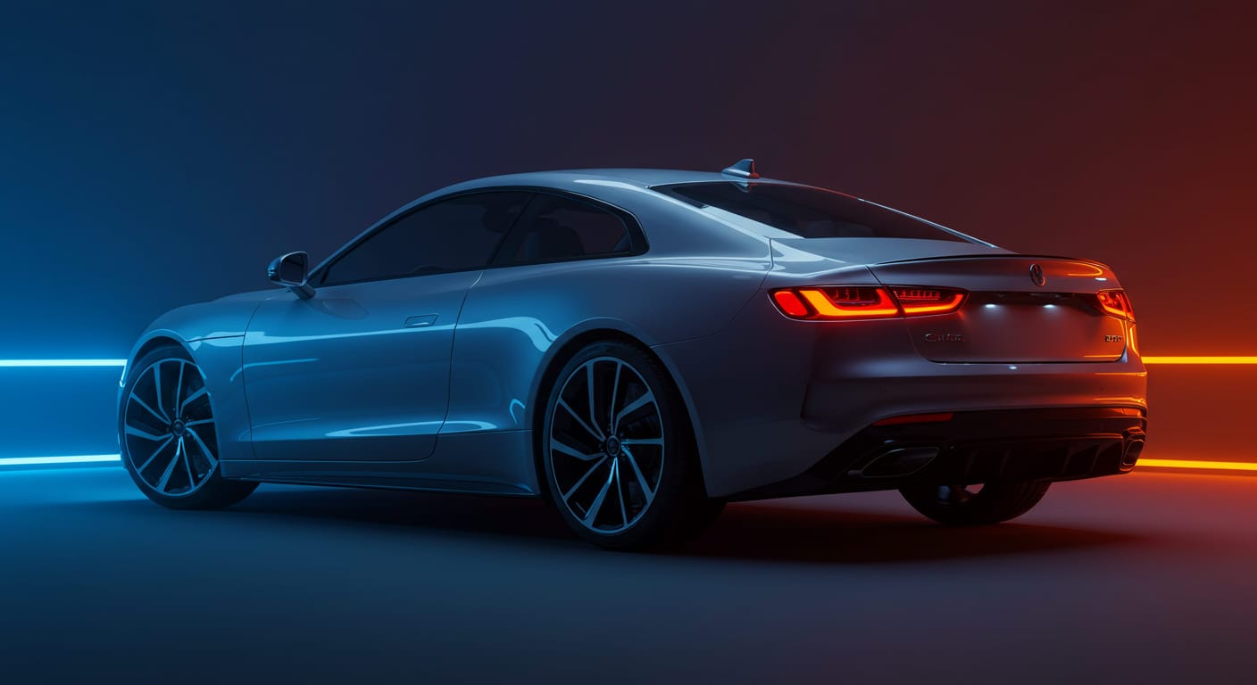 автомобиль после полировки – глянцевый блеск