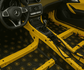 Шумоизоляция автомобиля после оклейки пленкой — услуга детейлинга от LEMUS в Минске