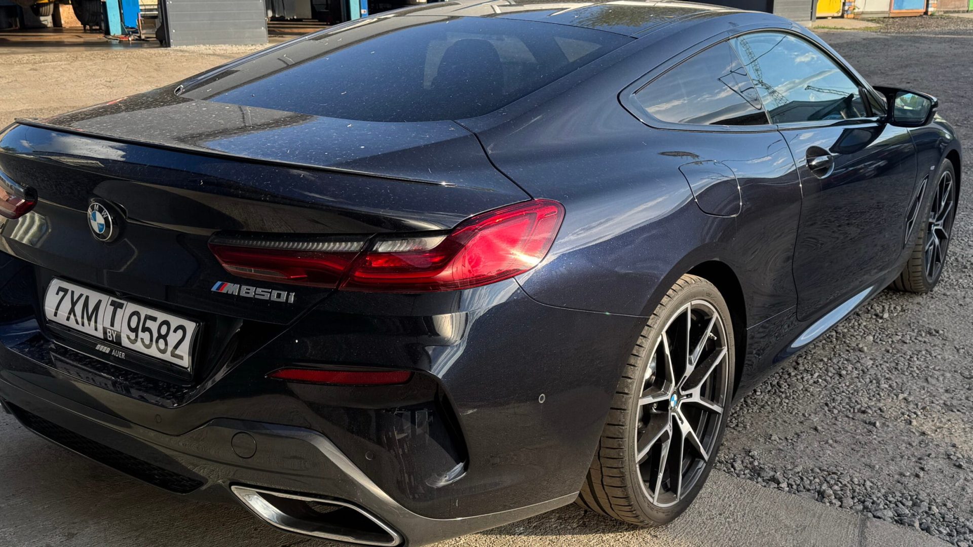 Оклейка BMW 850 до оклейки в Минске